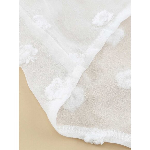 Swiss Dot W/Bubble Sleeve 2XL (505) - Picture 8 of 10